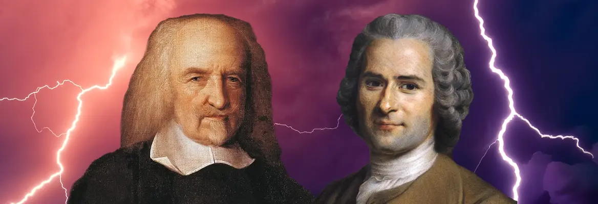 after hobbes vs rousseau