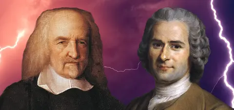 after hobbes vs rousseau