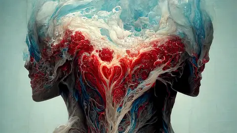 タイトル 「生きている」 -書作品 - The Mind's Eye – Science of Consciousness & the Soul