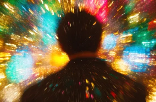 Consciousness breaks from the past