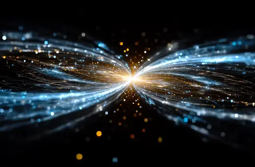 the universe cancels itself out to zero