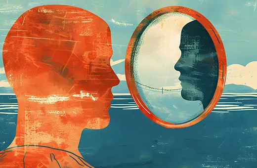 you are not the person you see in the mirror